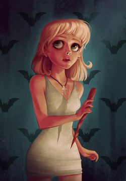 kinkykittykatt:  meryl-frrr:  A lil’ Buffy made last year,