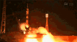 vidorbital:  Launch of Soyuz TMA-14M from Baikonur with Butch