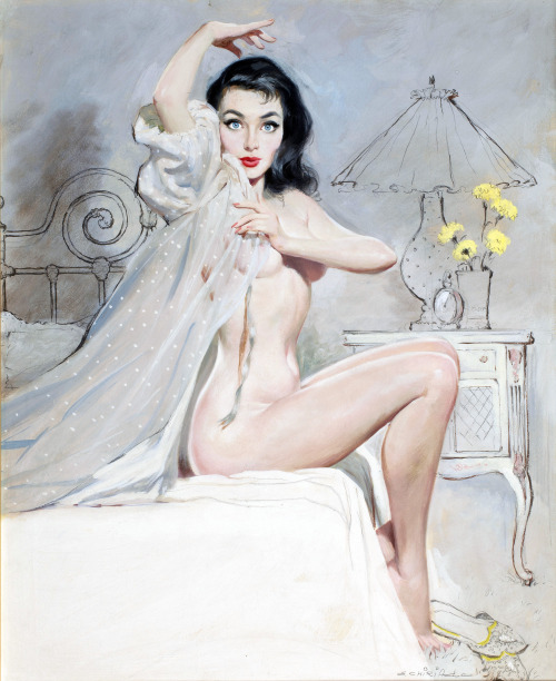 gameraboy2:  Boudoir Pin-Up by Ernest “Darcy” Chiriacka,