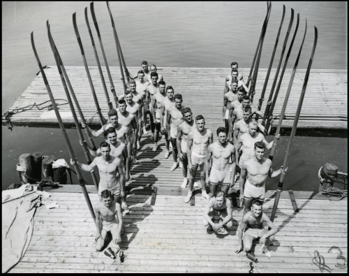 newloverofbeauty:  United States Navy Crew  (1949)