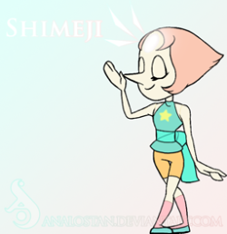 nyut:  Pearl Shimeji by Analostan I did Pearl Shimeji!Download