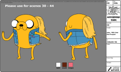 selected character model sheets (1 of 2) from Daddy-Daughter