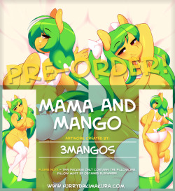 furrydakimakura:  Mama & Mango by 3Mangos Now on Preorder:https://www.furrydakimakura.com/products/mama-mango-by-3mangos