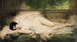 artbeautypaintings:  Oriental nude - Léon-François Comerre