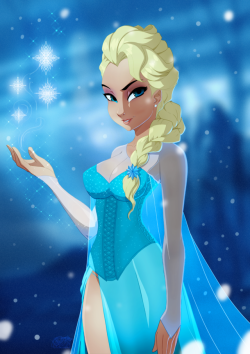tovio-rogers:elsa drawn up for the patreon set. alternates and