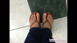 Natural nails in my #flipflops (my #feet pics/vids here: http://www.lelulove.com/?page=Search&q=feet