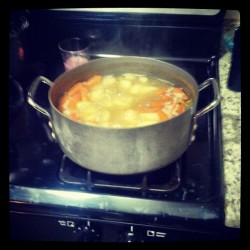 Cooking soup for @nickolasmichael  :D