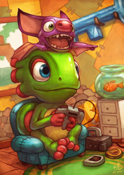 ry-spirit:  The Yooka-Laylee hype is real. Can’t wait.Drawn