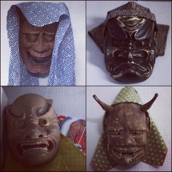 slavastarkov:  New updated collection of #japanese#masks#般若#能面#鬼面#仮面
