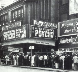 the60sbazaar:Crowds at the New York premiere of Psycho
