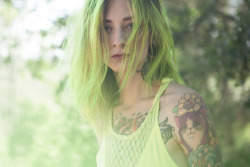 “Neon Blonde"for @zivity  model theresa manchester,