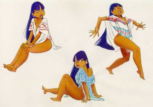 eatmyvision:  The Road To El Dorado Model Sheets of Chel 