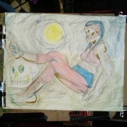 Drawing Jolie La Vie at Dr.  Sketchy’s Boston.  Thank you!