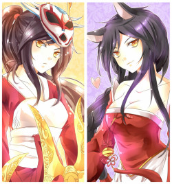 Just some Ahri and Akali ;) This is my first actual League of