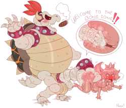 nsfw-roly:  some dry bowser and pink gold peach nasties for my