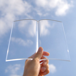 cutesign:  Book on Book, designed by TENT, is a transparent