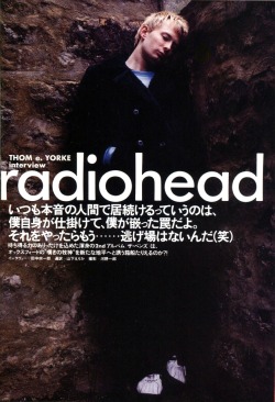 msyorke:  Radiohead © Rockin’On April, 1995 
