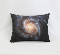 wickedclothes:  Galaxy Pillows Each of these cotton pillows feature