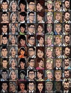 a-wayne-at-heart:  Sterling Archer and his main crew through