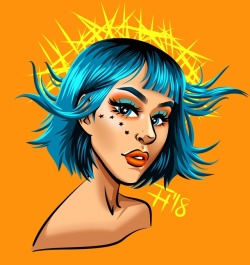 xubsdraws:  Gothfruits, iconic as always 💛💜💙 Patreon