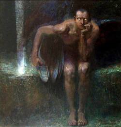 Franz von Stuck - Lucifer (1890)