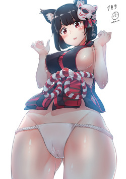 nijigenlewd: 山城! 벽람항로 야마시로 그렸읍니다