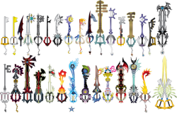 forthepixels:  The Keyblades   THERE ARE SO MANY NOT SHOWN THIS