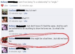 jaettecazhen:Facebook Status FAILS# 3 Heartbroken GirlTiming