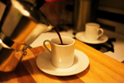 coffeenotes:  stovetop espresso by wanderingstoryteller on Flickr.