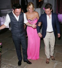 ant-and-declan:  Ant and Dec with Holly Willoughby at the ITV