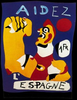 artist-miro:Aidez l'Espagne (Help Spain) via Joan Miro