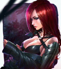 borealisowl:  NeoArtCorE Katarina FanartAhriJinxDJ SonaDota2