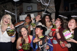 padalelcki:  HERE IS A “WOMEN LAUGHING ALONE WITH SALAD”