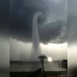 A Waterspout in Florida #nasa #apod #waterspout #clouds #storm
