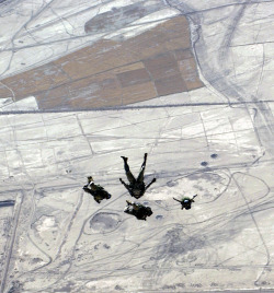 fiorenn:  Pararescuemen HALO jump over Tallil air base, Iraq