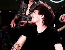: Louis trying to contain his fond.
