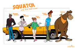 slbtumblng:  stickymonart: Squatch & the Clue Crew! I wasn’t