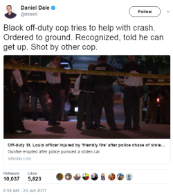 lagonegirl:   See even with Blue Lives Matter it doesn’t seem