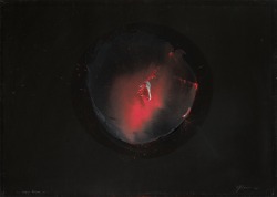 thunderstruck9:Otto Piene (German, 1928-2014), Roter Sturm [Red