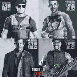 theexpendables3film:  Taste the rainbow. The Expendables are