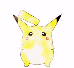 lwamfhmartiboxdotty9:  3D Pikachu model in classic watercolour