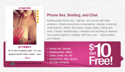 Did you know that you can get บ to try phone sex for free with