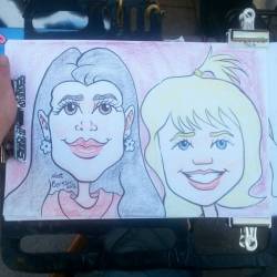 Last day of caricatures at Dairy Delight! Come get an ice cream