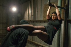 a12lmwbm:  Gina Carano, not approving of henchmen with beanies