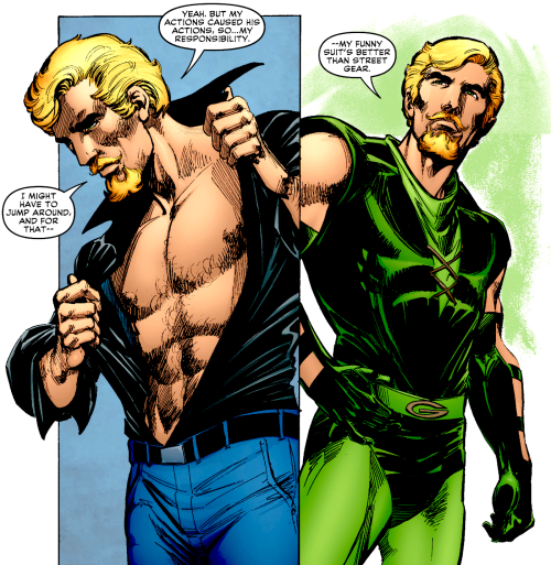 dailydccomics:  classic Green Arrow fit gives me that buzzDC