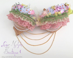 drug-child:  Fairy Blossom Bra 🌸 https://www.etsy.com/listing/158350334/fairy-blossom-bra