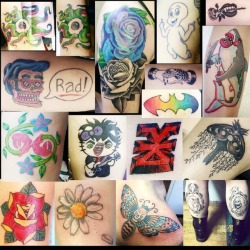 Tattoos I’ve done.  Thanks again to all the people who’ve