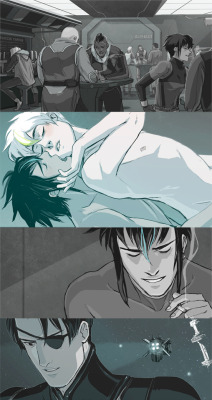 Starfighter panels from 2014♥  I added larger versions of some