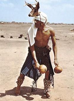 traditionalclothing:The deer dance performed by the Yaqui people