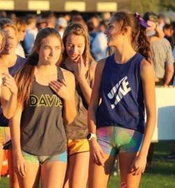 hotinstagramchicks:Freshman XC runners with their pussy lips